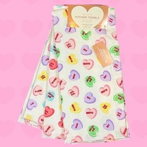 Envogue - *Last One* ‘Sweetheart Candy’ Dishtowels (3 towels) NWT.